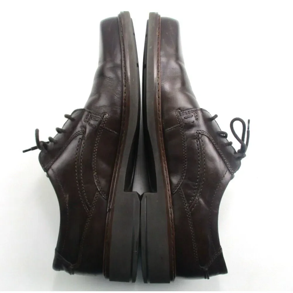 ECCO‎ Men's Brown Oxfords Round Toe Dress Shoes 33154  Size 13.5 W US 47 EU